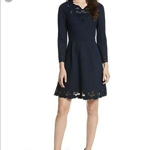 Ted Baker London Eyelet Dress Size 1